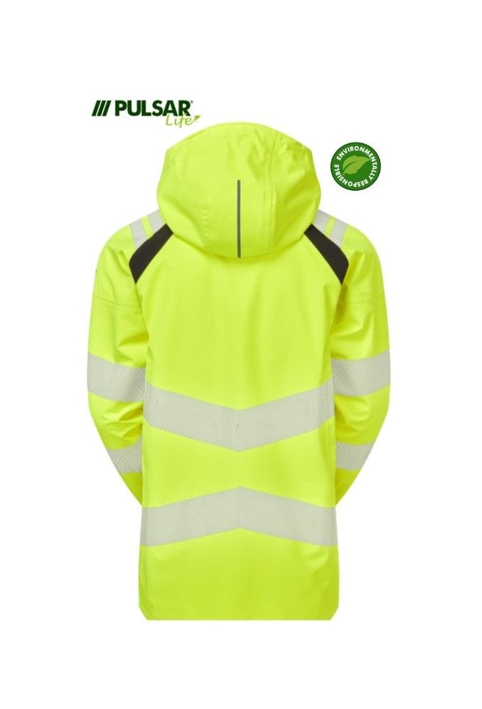 LFE909-YEL Pulsar PULSAR® LIFE Men's Shell Jacket Yellow Size Small-6XL