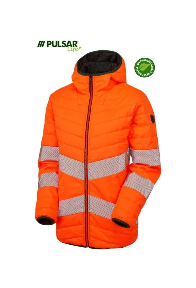 LFE913-ORG Pulsar PULSARĀ® LIFE Men's Reversible Puffer Jacket Orange Size Small-6Xl RIS-3279