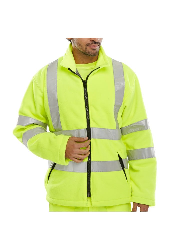 CARF Beeswift Hi-Visibility Carnoustie Fleece, Orange GO/RT 3279 (Small To 4XL) 2 COLOURS RIS 3279 Orange Only