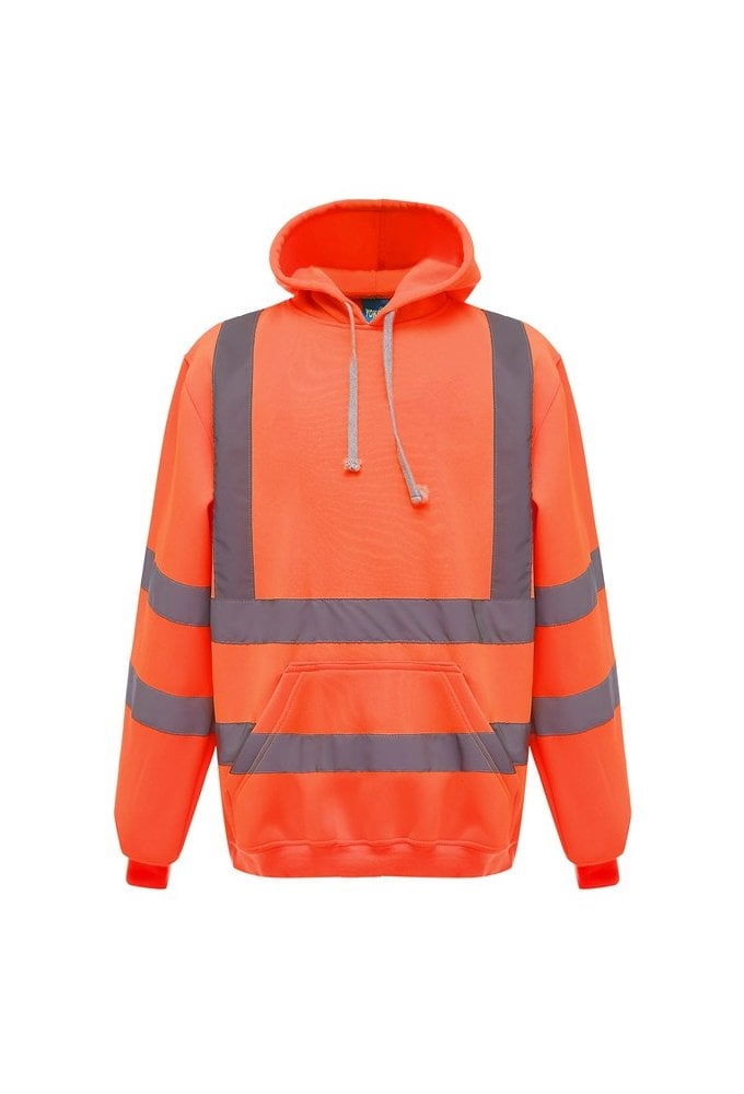 YK032 Water Repellant Hi Vis Hoodie (Small to 3Xlarge) 6 COLOURS