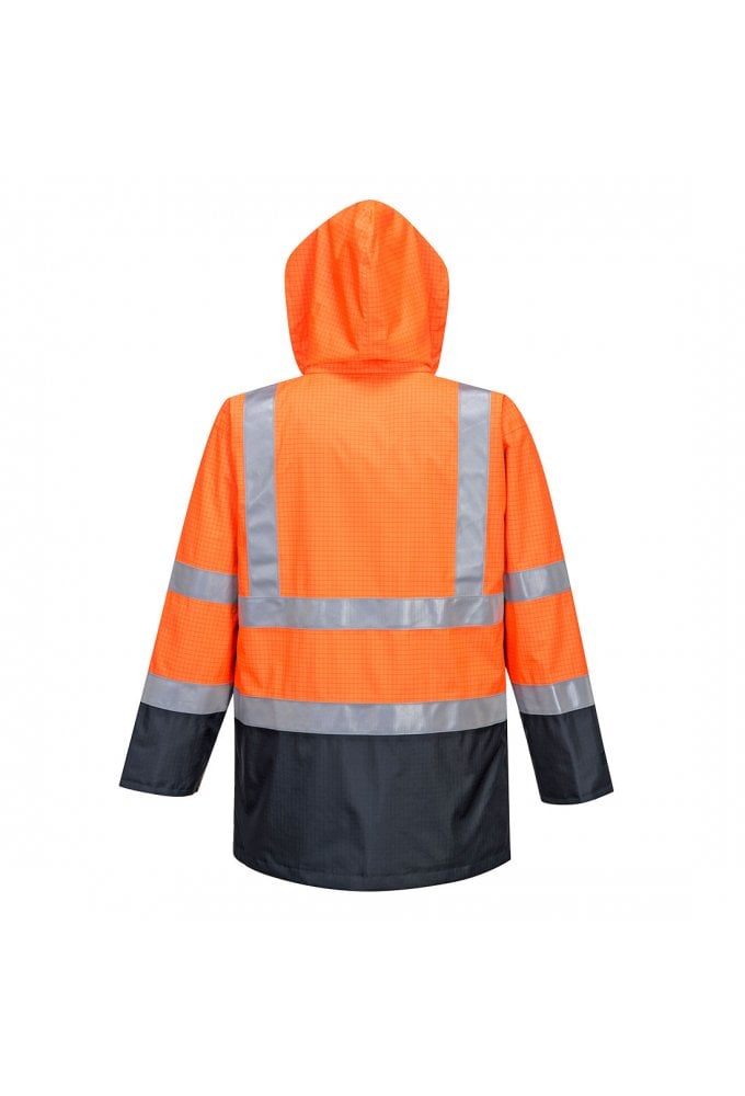 S779 - Bizflame Rain Hi-Vis Multi-Protection Jacket (Small to 3Xlarge) 2 COLOURS RIS 3279 TOM Orange Only