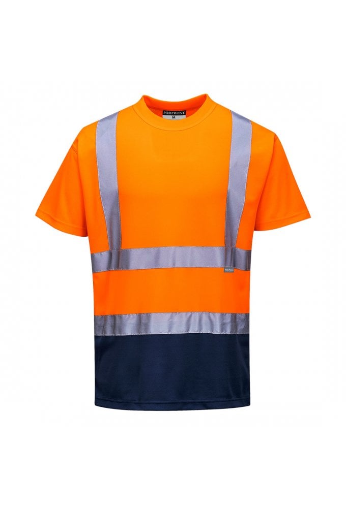 S378 Portwest Two Tone T SHIRT (Small to 3XLarge)