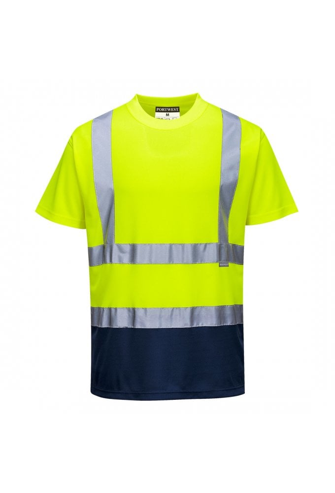 S378 Portwest Two Tone T SHIRT (Small to 3XLarge)