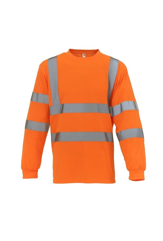 YK033 Yoko Long Sleeved Hi Vis T Shirt (Small to 3XLarge( 2 COLOURS