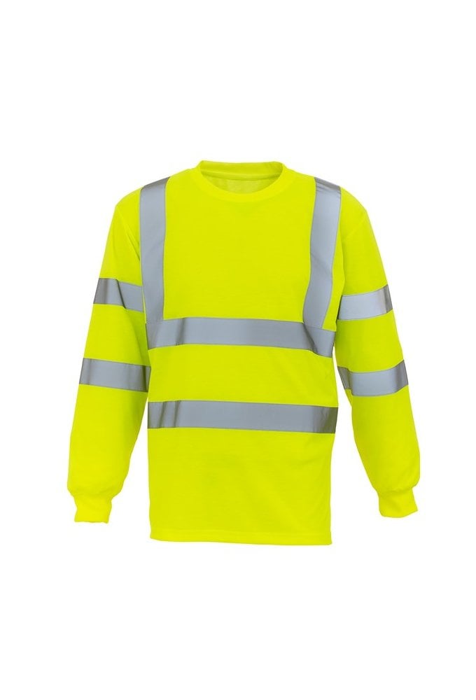 YK033 Yoko Long Sleeved Hi Vis T Shirt (Small to 3XLarge( 2 COLOURS