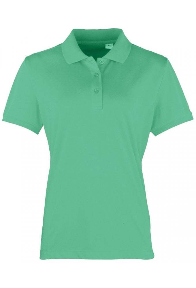 PR616 Premier PR616 Women's Coolchecker® piqué polo Size 8-18 (18 COLOURS)