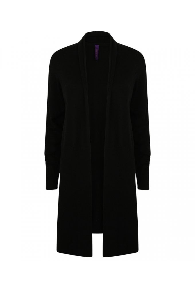 hENBURY HB719 Women's longline open cardigan 3 COLOURS (Size 8-22)