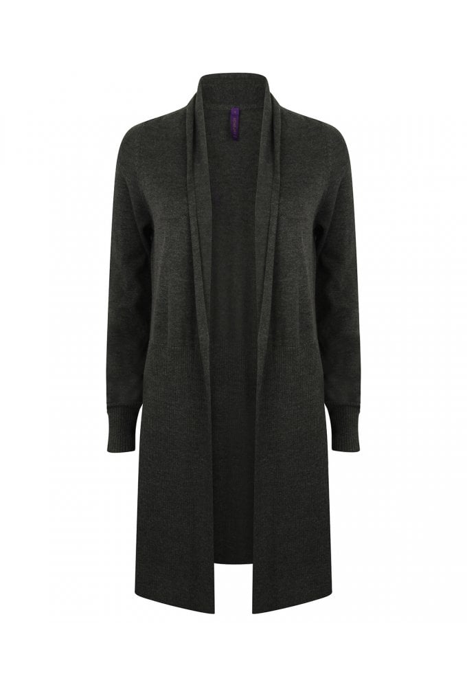 hENBURY HB719 Women's longline open cardigan 3 COLOURS (Size 8-22)