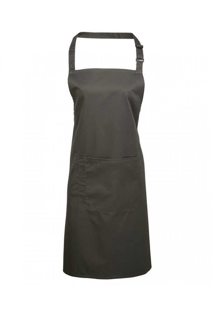 PR154 Bib Apron With Pockets (One Size) 21 Colours