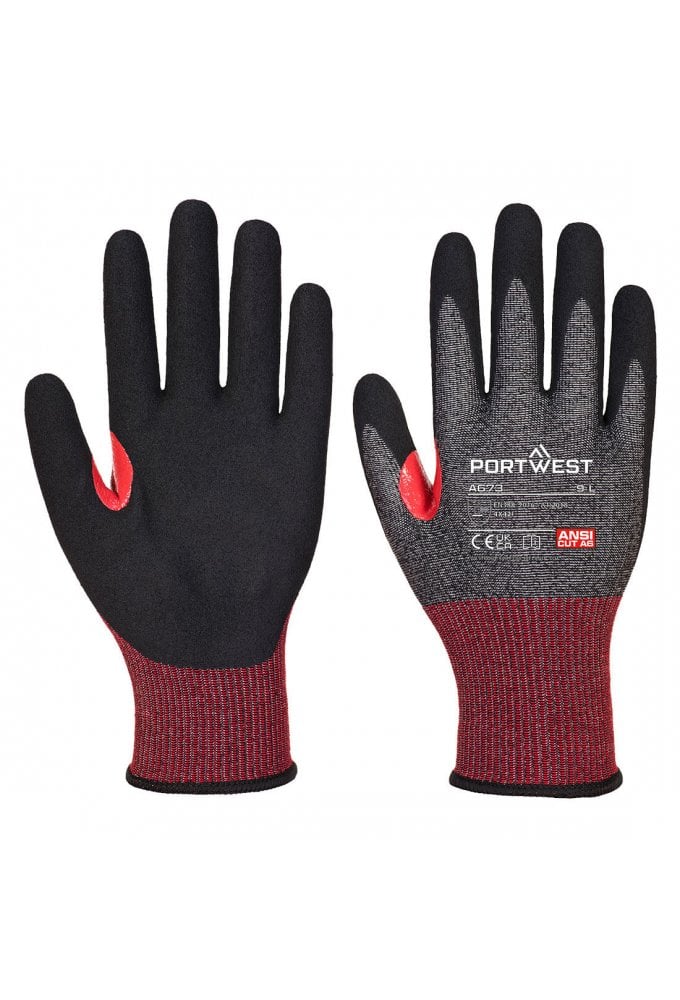 A673 - CS Cut Level F Nitrile Glove mIN pACK sIZE 12 PAIRS