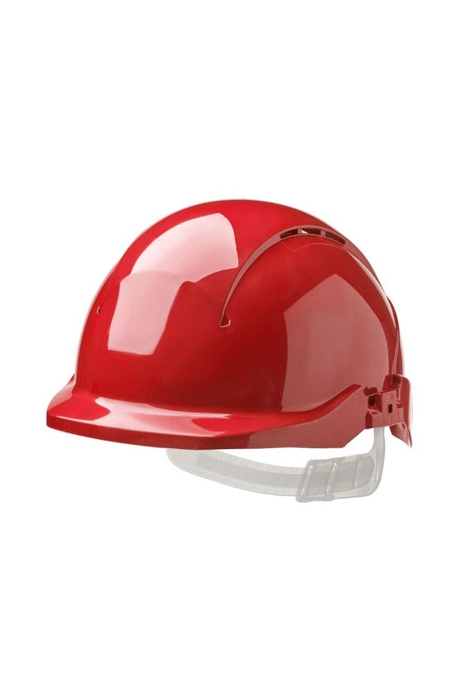 Centurion Concept Reduced Peak Vesnted Safety Helme RED