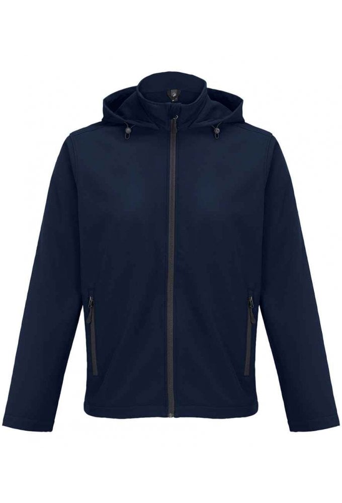 SOL'S 04447 Race Hooded Soft Shell Jacket Size S-4XL (4 COLOURS)