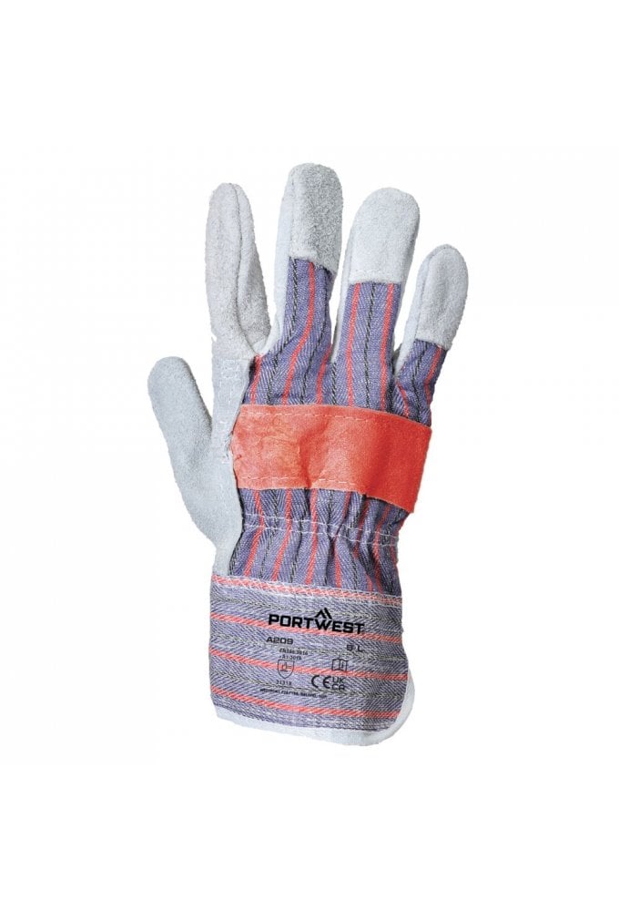 Leather Rigger 300 Cow Split Palm Bar Glove