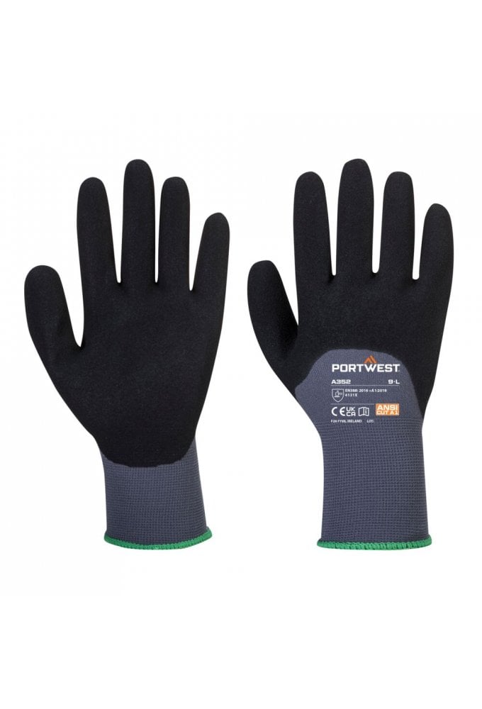 Grip 15 Nitrile Sandy 3/4 Palm Glove