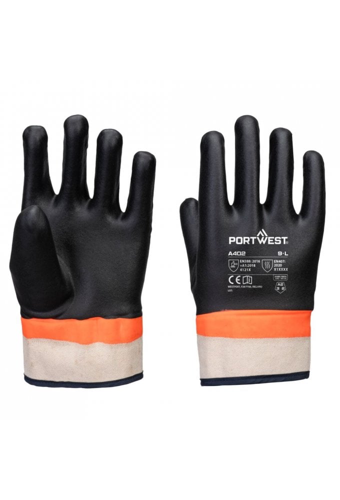 Grip PVC Sandy Double Dipped Glove
