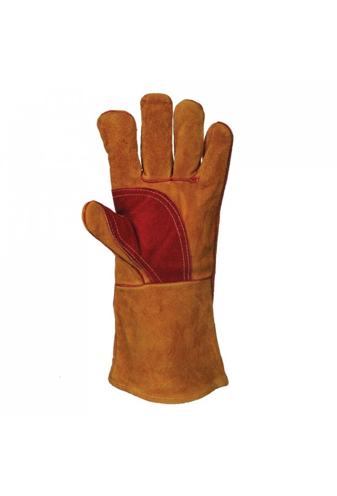 Welders 330 Split Leather Reinforced Palm Gauntlet
