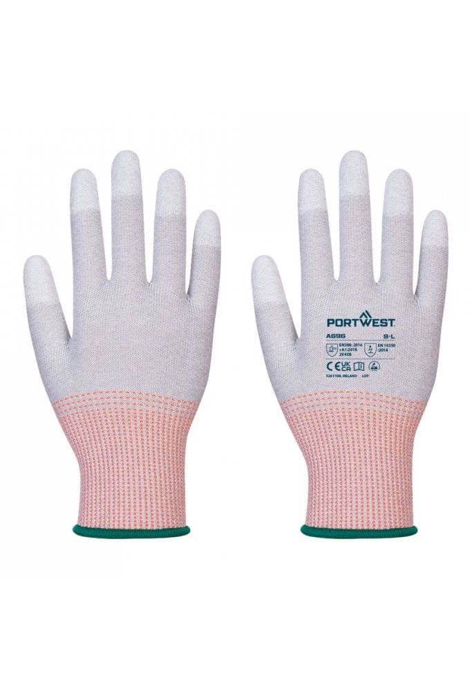 LR13 ESD PU Fingertip Cut Glove