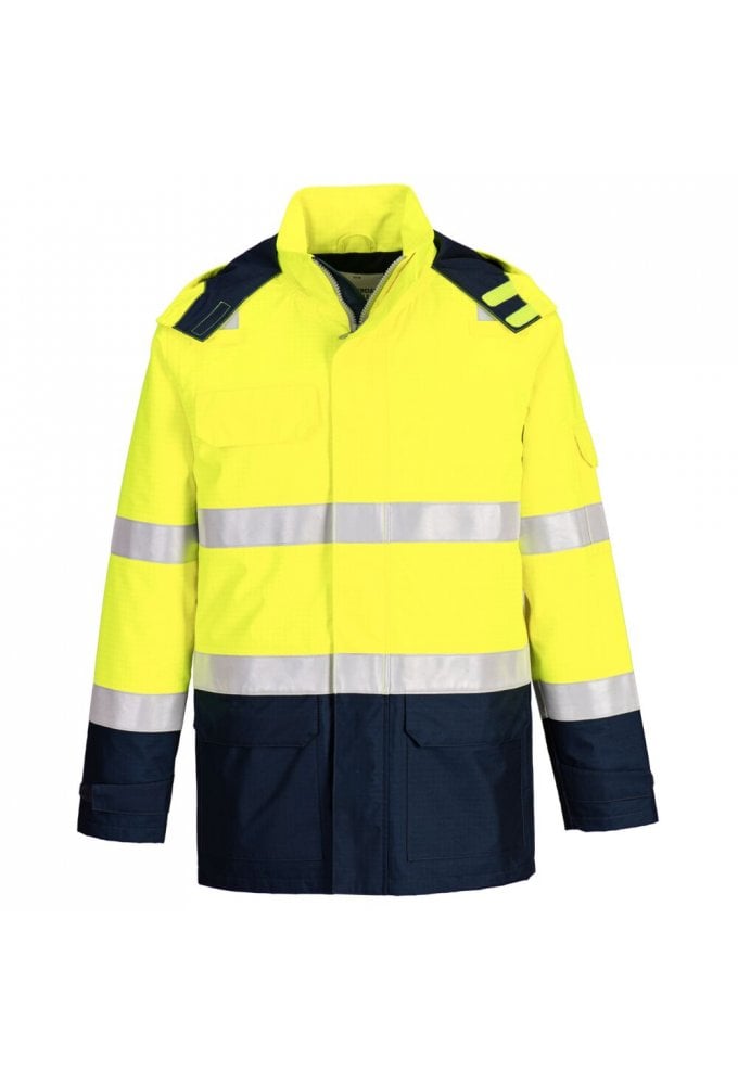 Bizflame Rain+ Hi-Vis Multi-Norm Contrast FR Jacket
