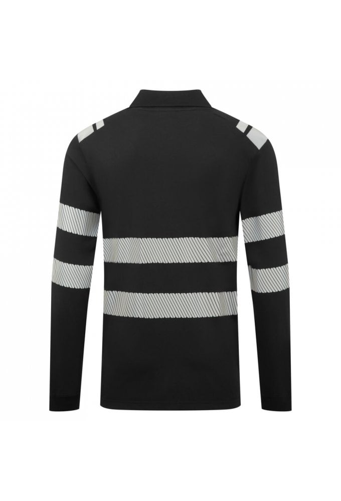 PW3 Modaflame Knit FR Long Sleeve Polo Shirt