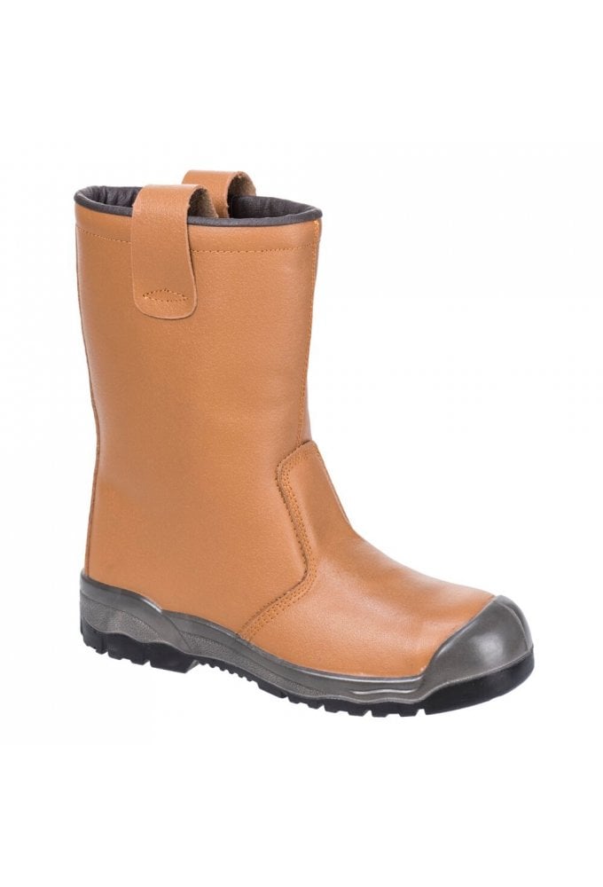 Steel Action Leather Rigger Boot S1P SR