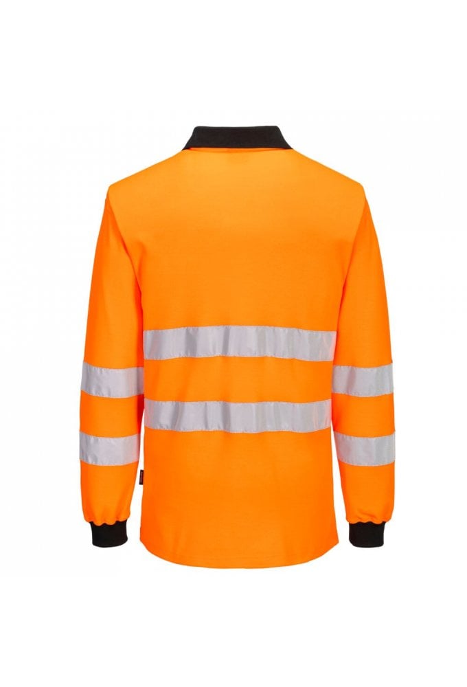PW2 Hi-Vis Polo Shirt L/S