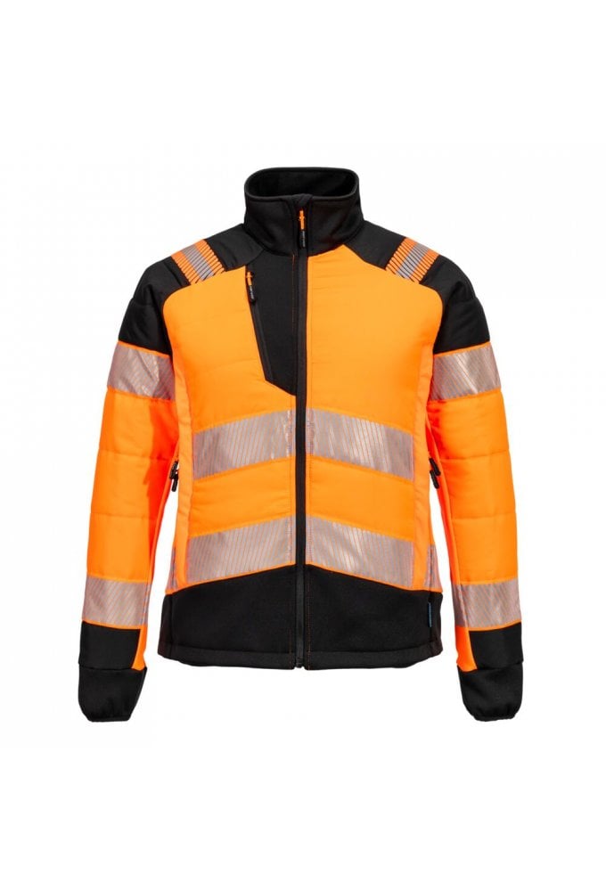 PW3 Hi-Vis Women's Hybrid Baffle Jacket