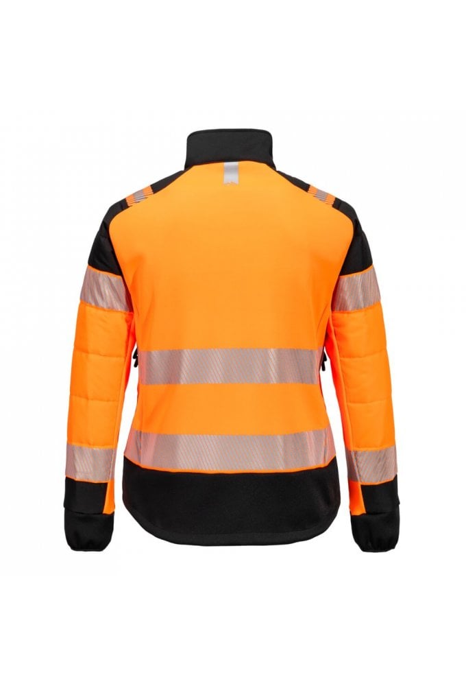 PW3 Hi-Vis Women's Hybrid Baffle Jacket