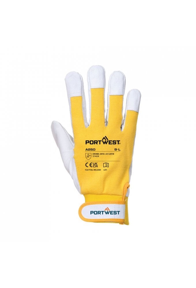 Leather 110 Grain Palm Mechanical Glove