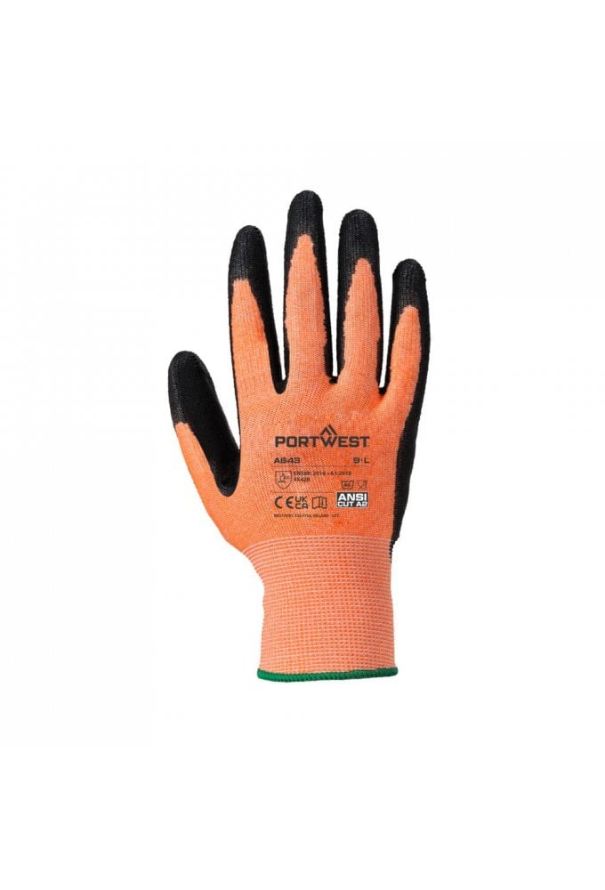 A643 Cut B13 Nitrile Amber Glove