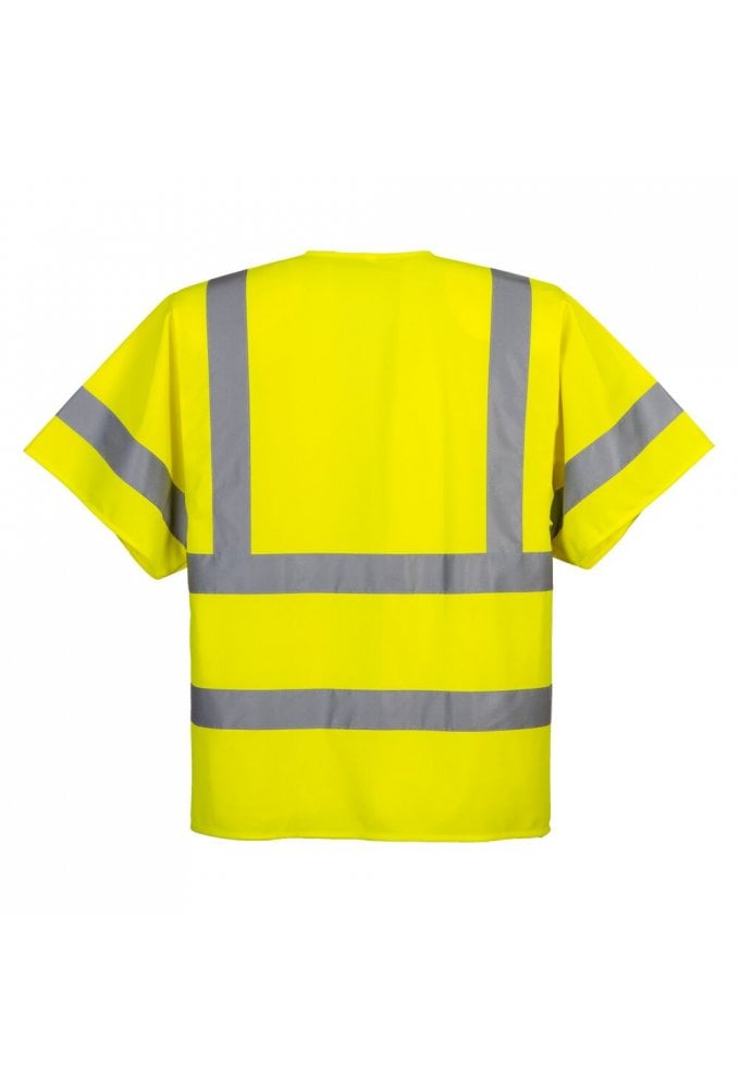 Hi-Vis Band and Brace Zip Vest S/S