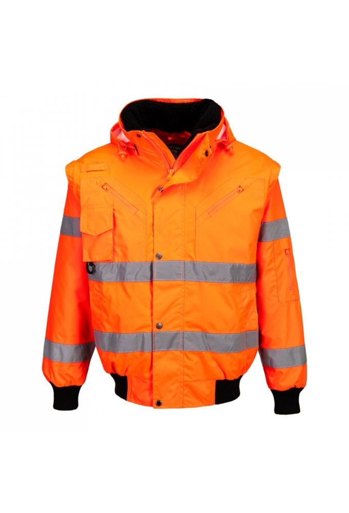 Hi-Vis 3-in-1 Bomber Jacket