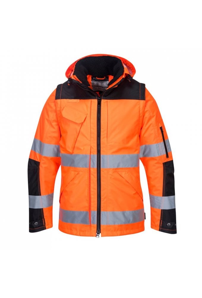 C469 Poartwest Hi-Vis 3-in-1 Contrast Winter Pro Jacket (Small to 3XLarge) 2 COLOURS