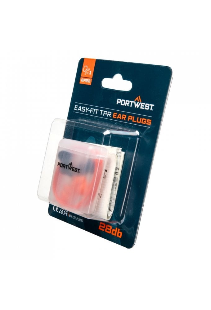 Portwest EP22 Easy Fit TPR Corded (1 Pair)