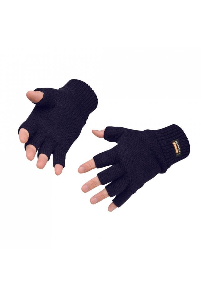 Insulated Fingerless Knit Glove