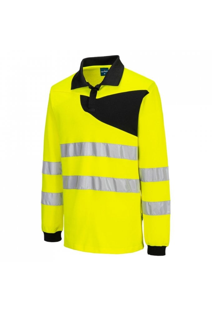 PW2 Hi-Vis Polo Shirt L/S