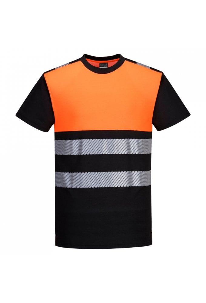 Portwest PW311 PW3 Hi-Vis Cotton Comfort Class 1 T-Shirt S/S