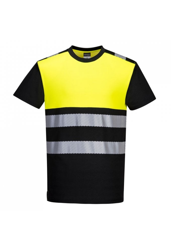 Portwest PW311 PW3 Hi-Vis Cotton Comfort Class 1 T-Shirt S/S