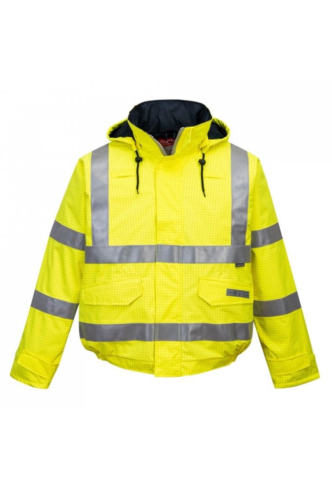 Bizflame Rain Hi-Vis FR Winter Bomber Jacket