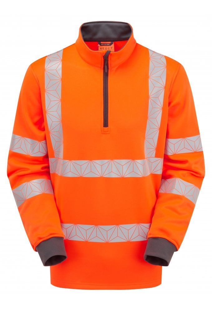 RCT805 Pulsar PULSARĀ® React 1/4 Zip Orange