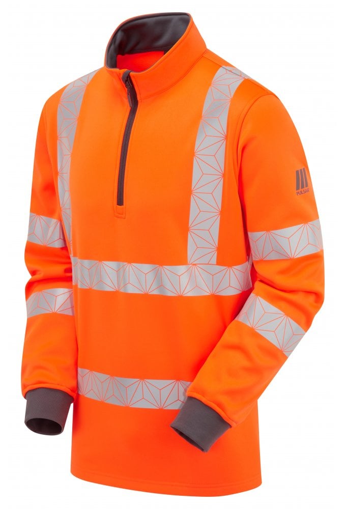 RCT805 Pulsar PULSAR® React 1/4 Zip Orange