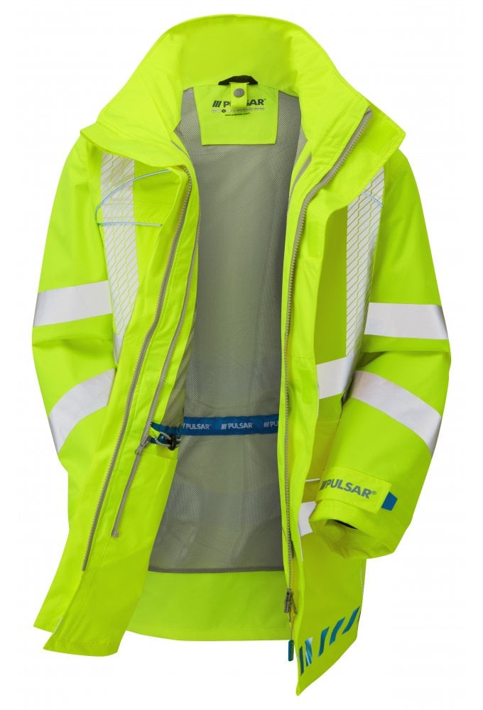 EVO100 Pulsar PULSAR® Evolution Coat Unlined 3 Layer Yellow