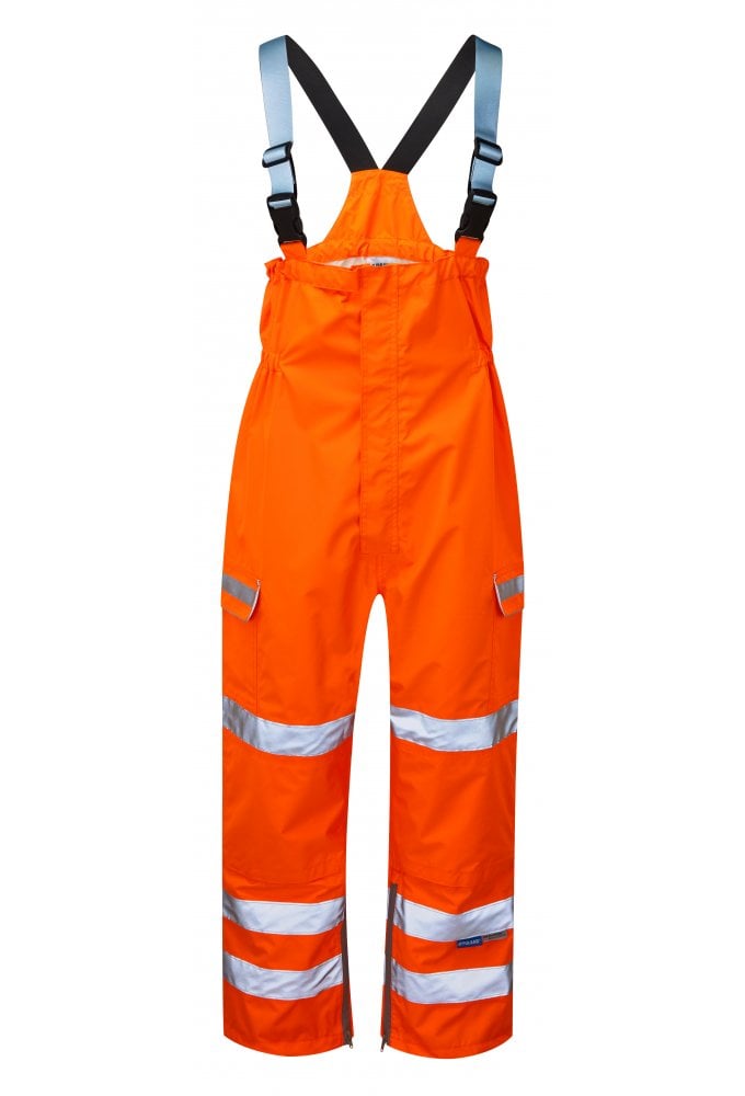 PR504 Pulsar PULSAR® Protect High Visibility Waterproof Salopette Orange