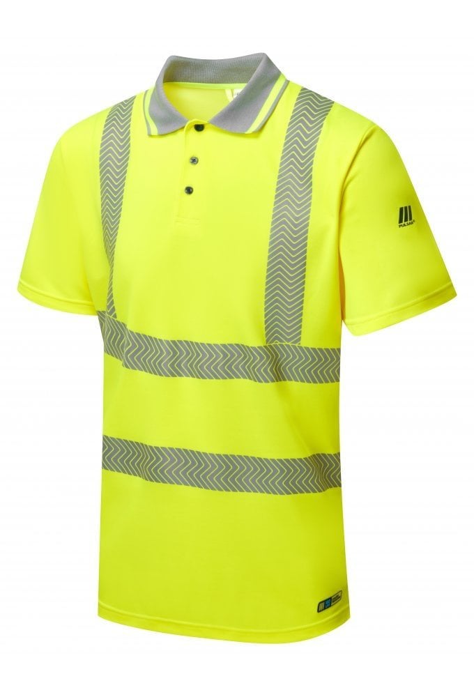 LFE923 Pulsar PULSAR® LIFE Men's Short Sleeve Polo Shirt Yellow
