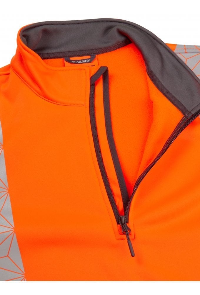 RCT805 Pulsar PULSAR® React 1/4 Zip Orange