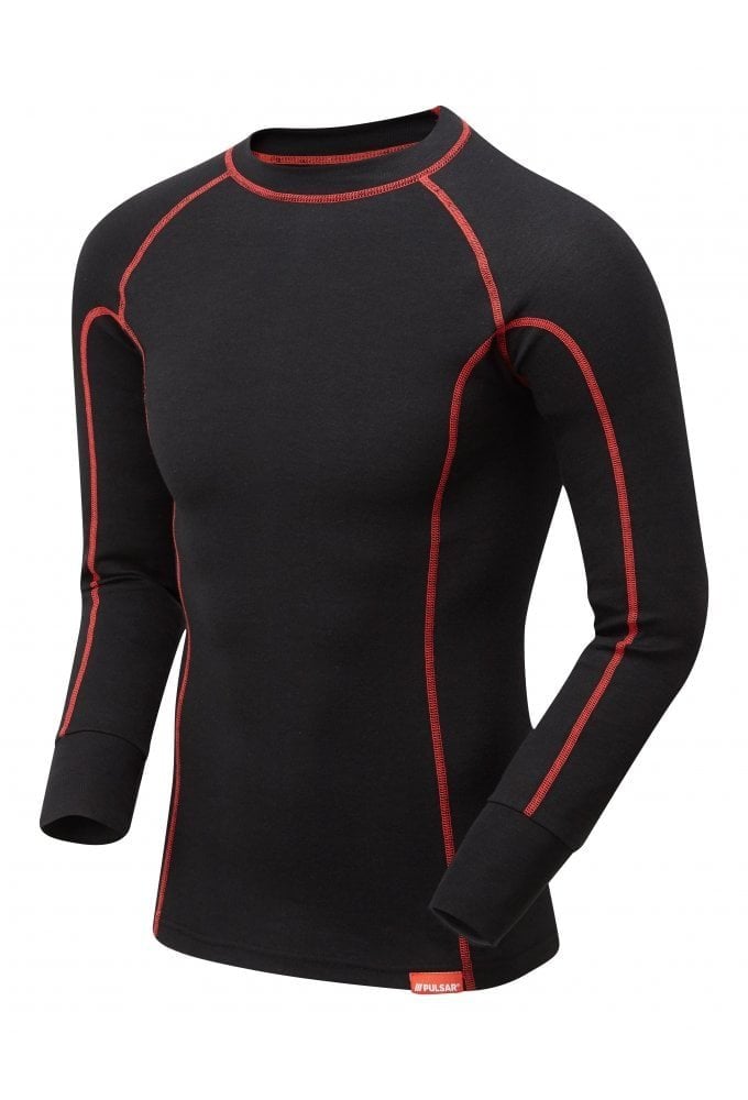XARC01 Pulsar PULSAR® Protect FR-AST-ARC Mens Long Top Black/Red