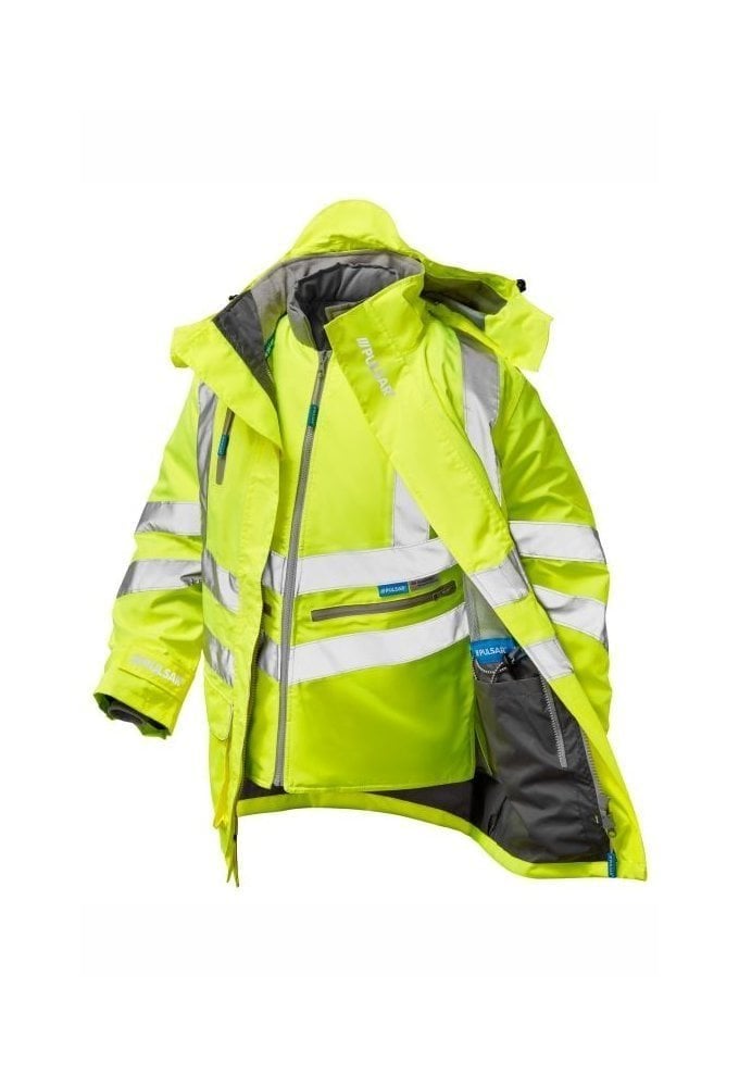 P487-YEL Pulsar P487 PULSAR® 7-in-1 Storm Coat XS-7XL