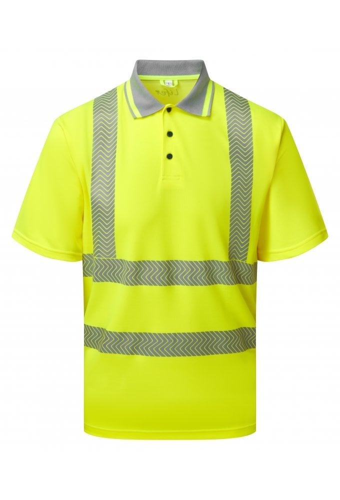 LFE923 Pulsar PULSAR® LIFE Men's Short Sleeve Polo Shirt Yellow