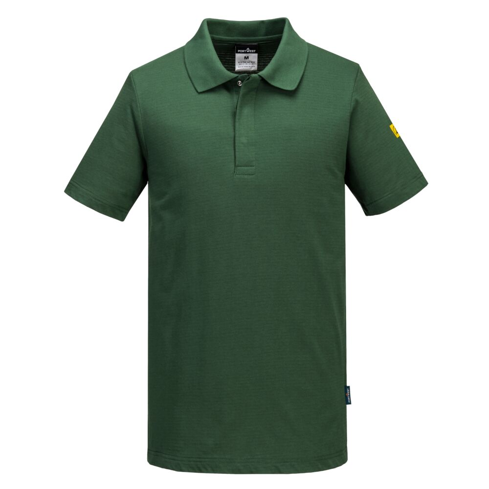 Portwest AS21 Anti-Static ESD Polo Shirt S/S Custom Logo