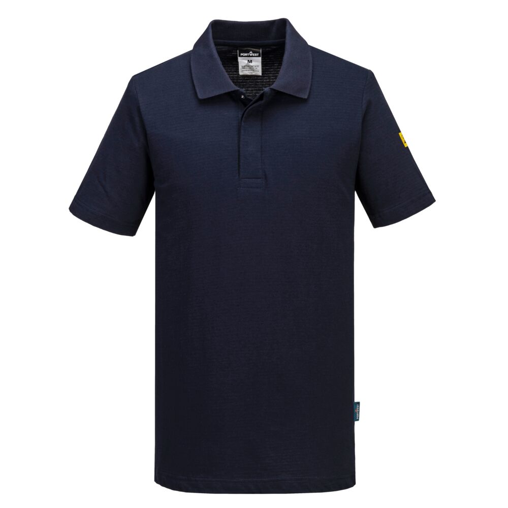 Portwest AS21 Anti-Static ESD Polo Shirt S/S Custom Logo