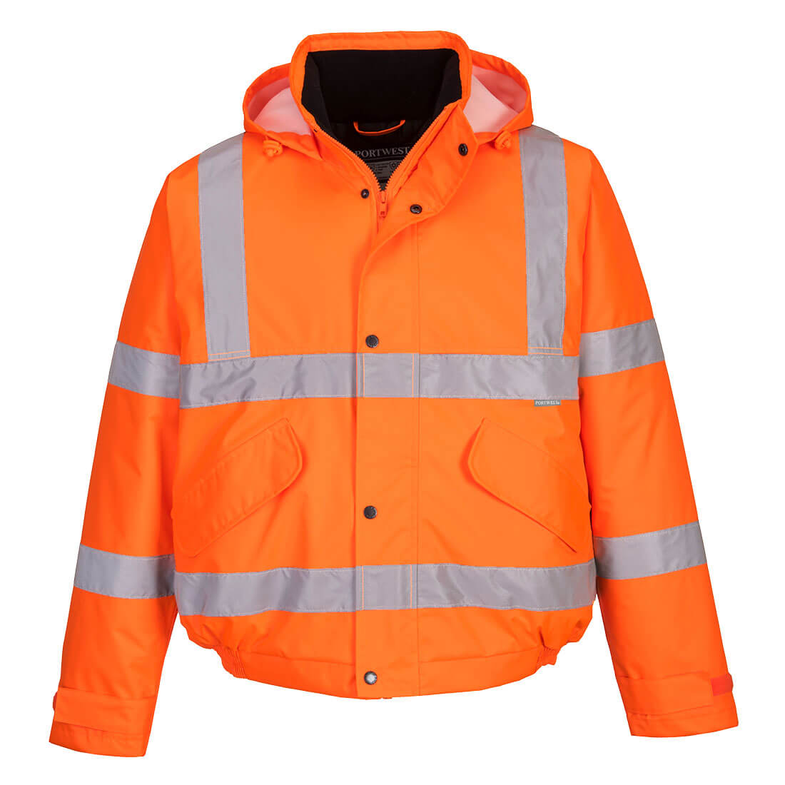 Portwest S463 Portwest Hi-Vis Winter Bomber Jacket EN472 to -40 C (XSmall To 7XL) 2 COLOURS RIS 3279 TOM Issue 2 (Orange Only)